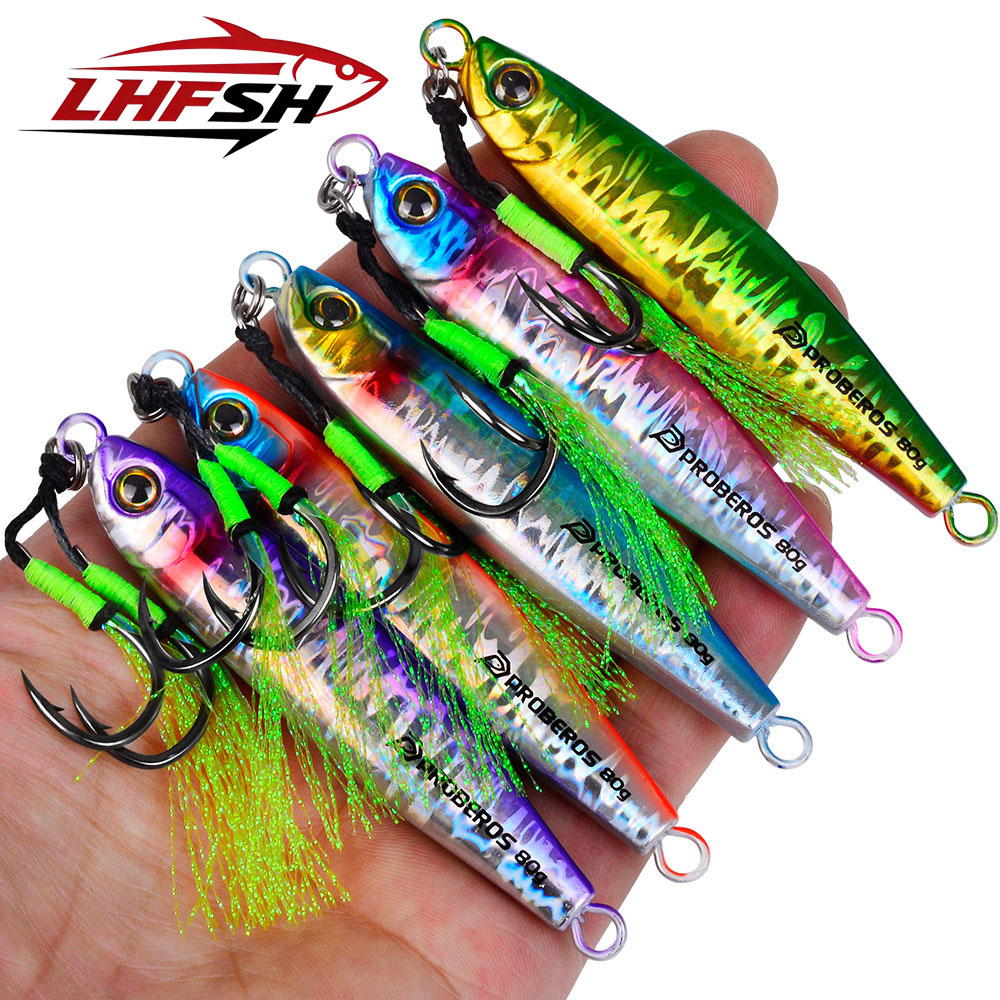 Jigger Double Sided - LHFSH 35g-80g 롱 캐스트 메탈 지그