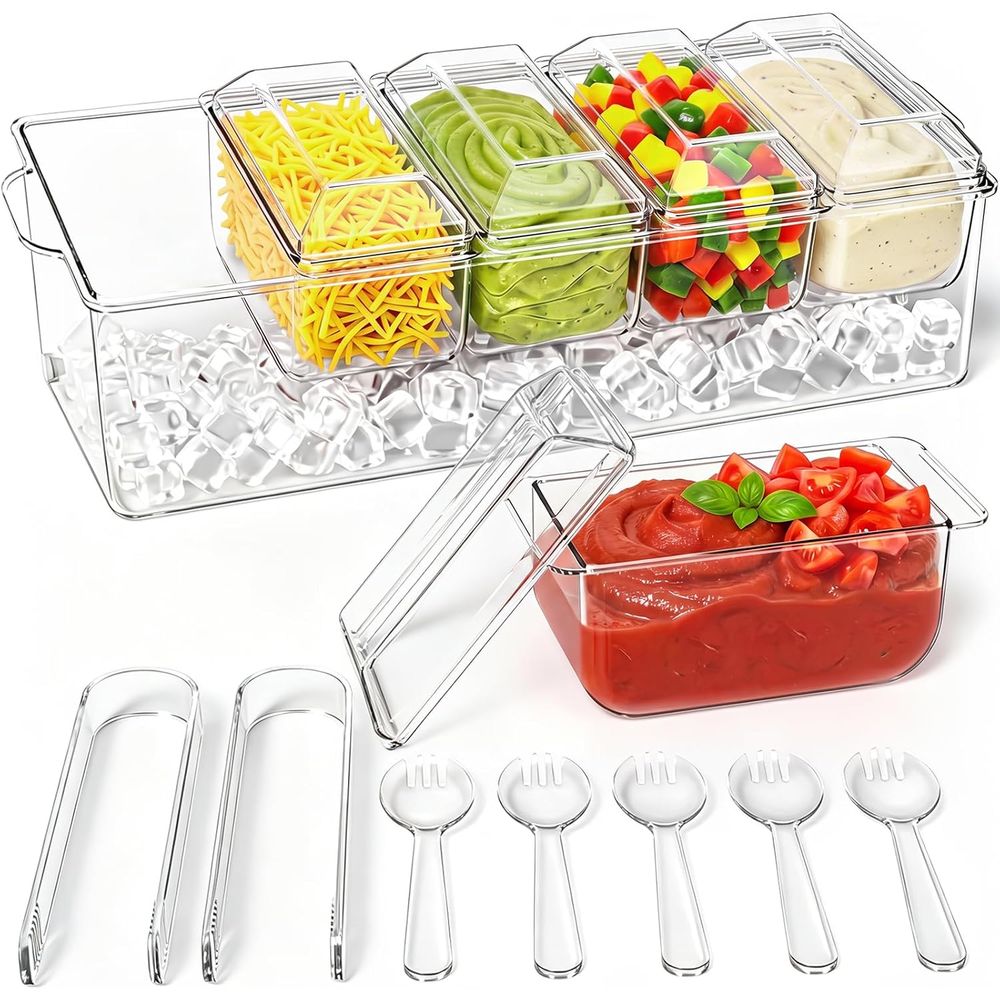 Garnish Tray Set - 조미료 트레이, 가정, 파티, 기념 행사용