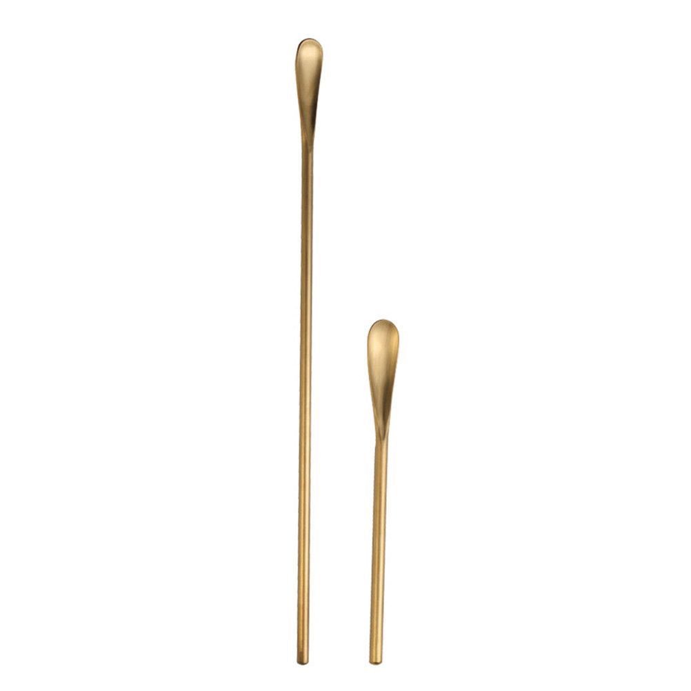 Bar Spoon Twisted - 2Pcs 스테인레스 스틸 교반 스푼 길고
