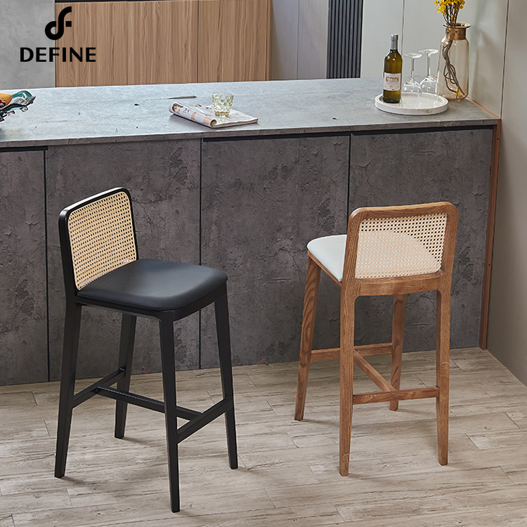 럭셔리 아메리칸 라탄 바 의자 북유럽 스타일 등받이 높 - Home Bar Stools 리뷰 및 가격