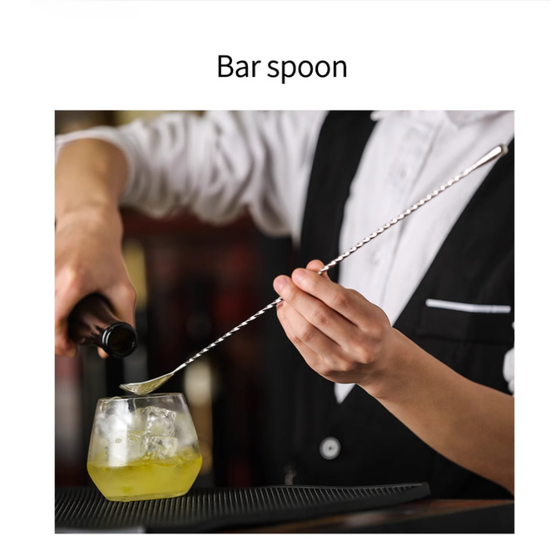 1Pcs 칵테일 바 스푼 스테인레스 스틸 스레드 트위스 - Bar Spoon Twisted 리뷰 및 가격