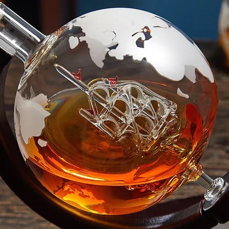창의적인 글로브 디캔터 세트, 무연 카라페와 고급스러운 - Decanter Globe Set 리뷰 및 가격