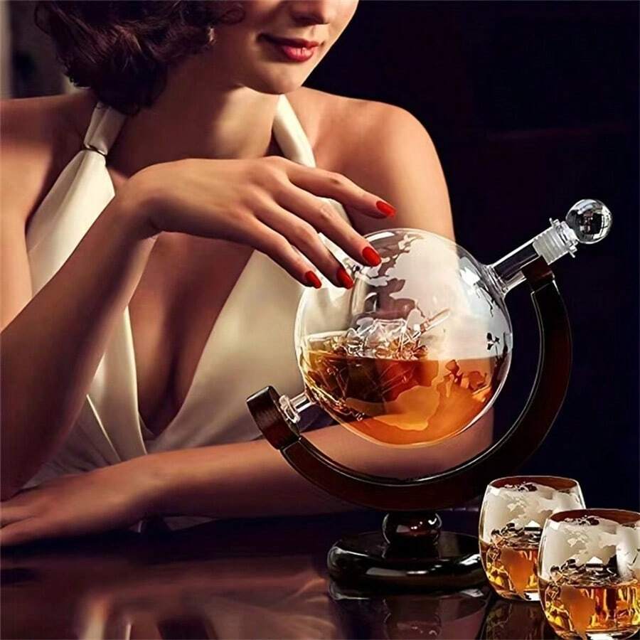 글로브 디캔터 1개/3개 세트, 위스키 글로브 디캔터, - Decanter Globe Set 리뷰 및 가격