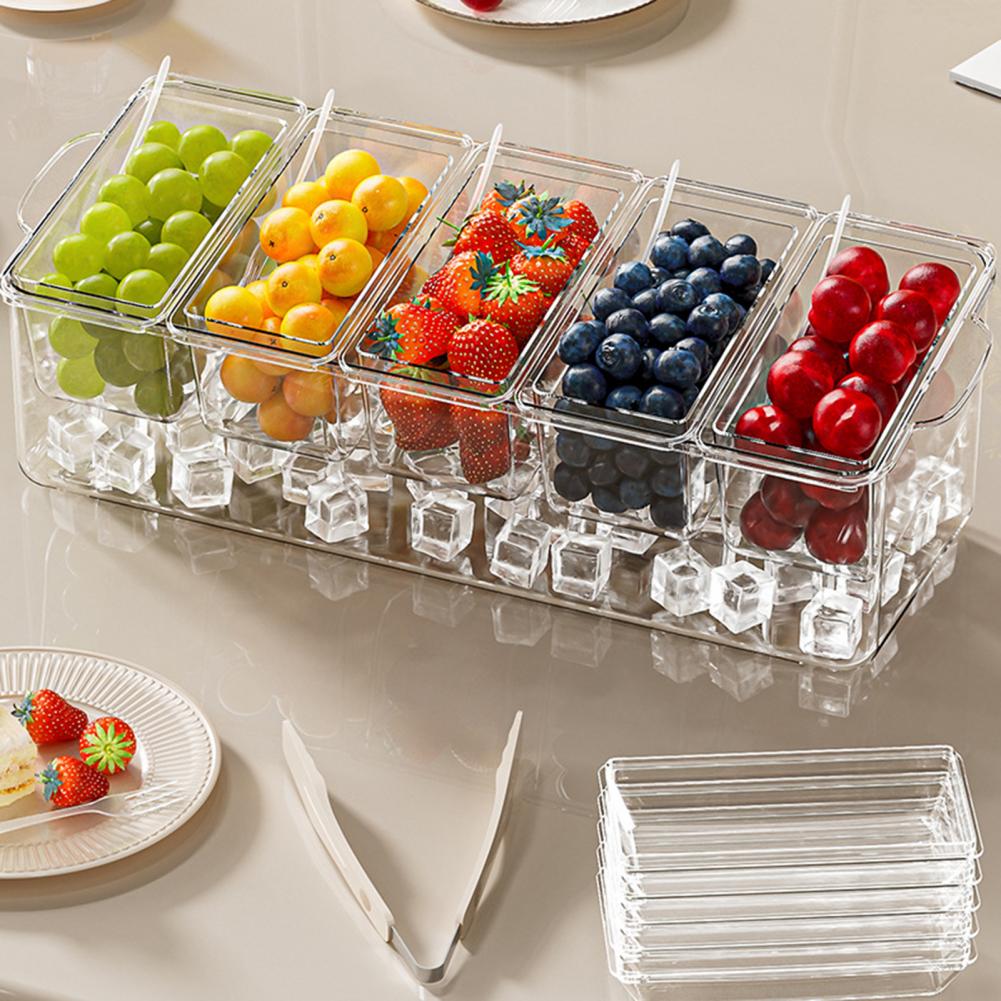 2026 타코 바 서빙 세트, 파티용 아이스 냉장 조미 - Garnish Tray Set 리뷰 및 가격