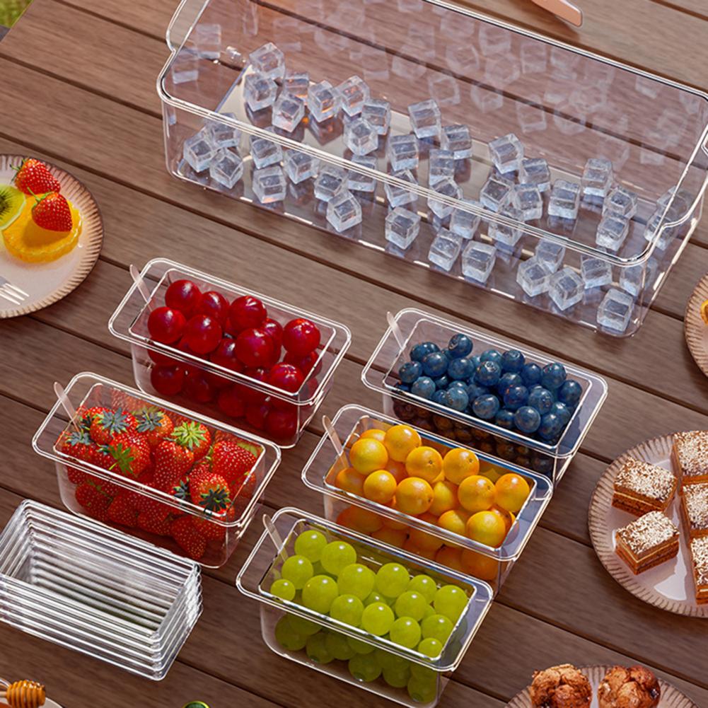2026 타코 바 서빙 세트, 파티용 아이스 냉장 조미 - Garnish Tray Set 리뷰 및 가격